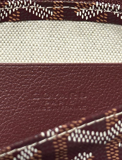 Goyard Burgundy Plumet Wallet