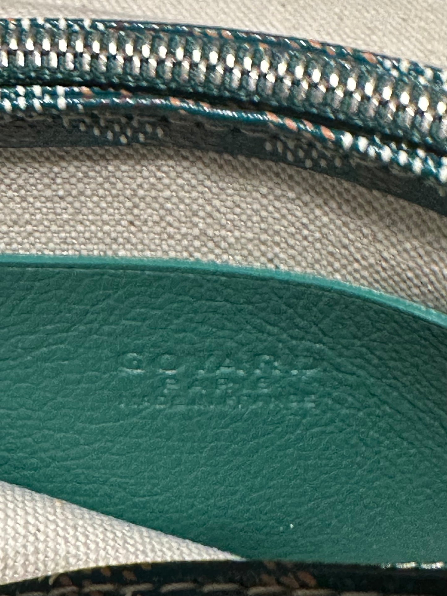 Goyard Green Plumet Wallet