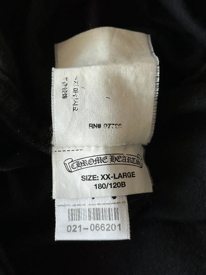 Chrome Hearts Black & White Foti Horseshoe Logo T-Shirt
