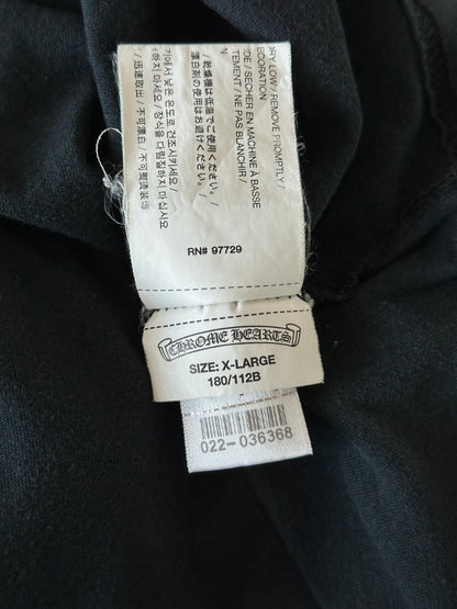 Chrome Hearts Black Gradient Dagger Logo T-Shirt