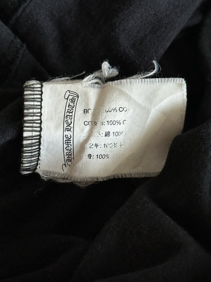 Chrome Hearts Black & White Cross Logo T-Shirt