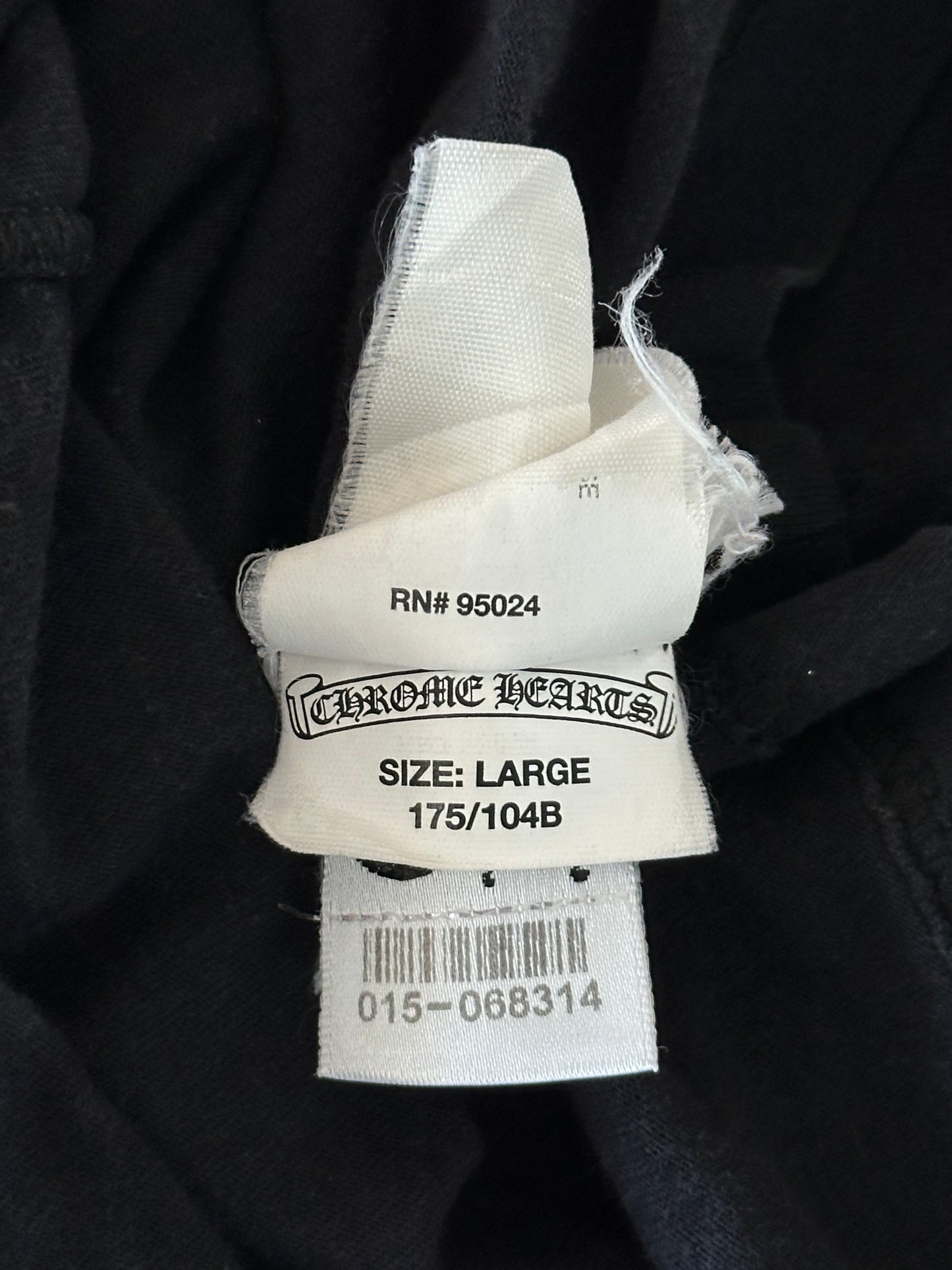 Chrome Hearts Black & White Cross Logo T-Shirt