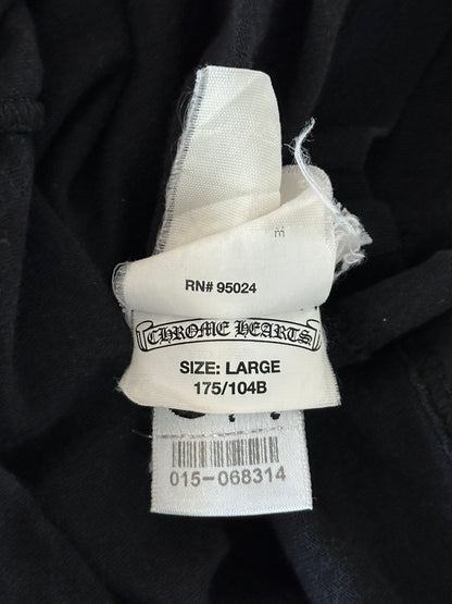 Chrome Hearts Black & White Cross Logo T-Shirt