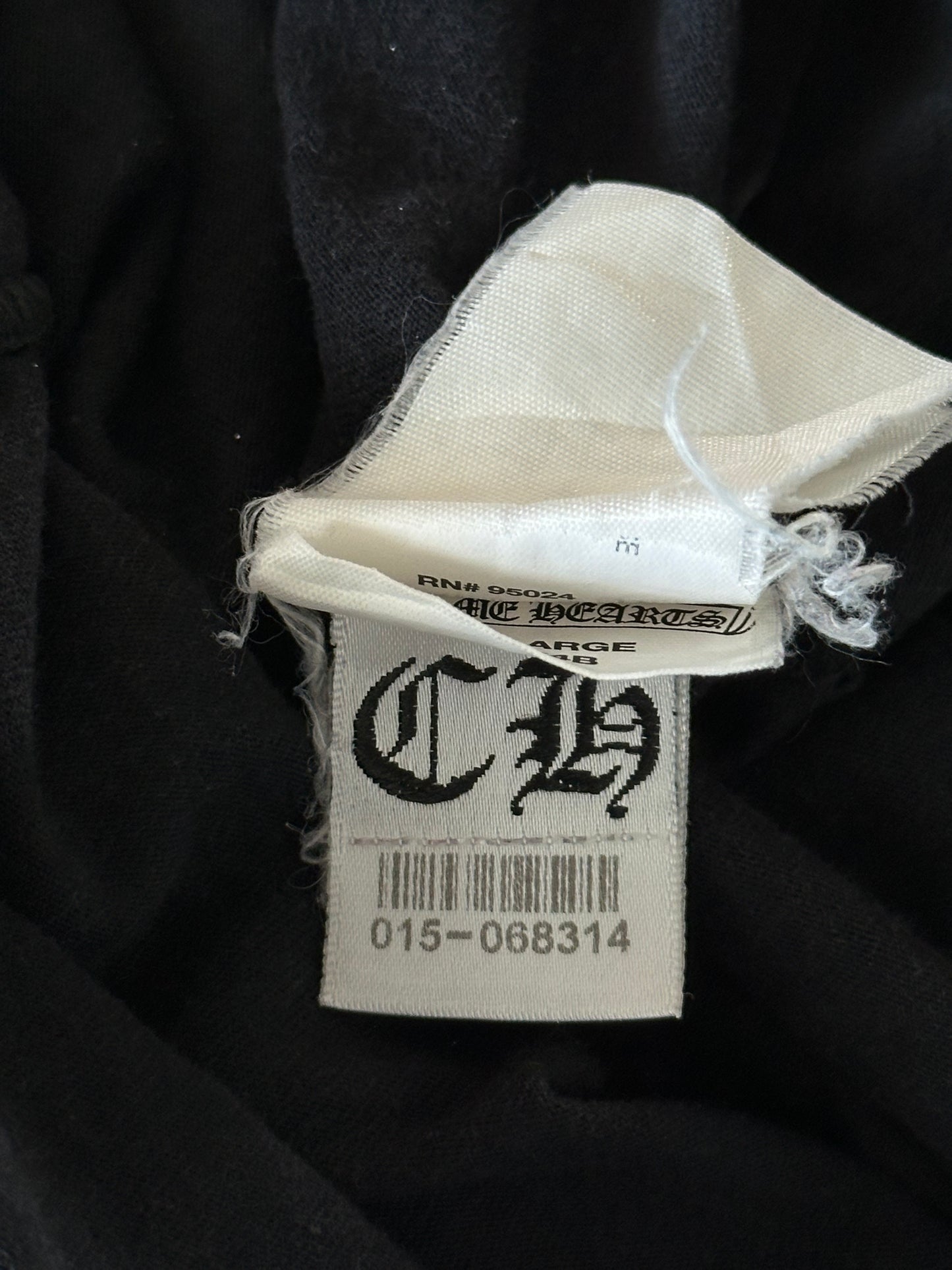 Chrome Hearts Black & White Cross Logo T-Shirt