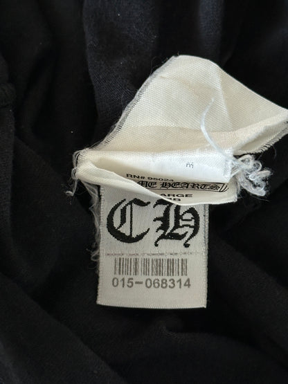 Chrome Hearts Black & White Cross Logo T-Shirt