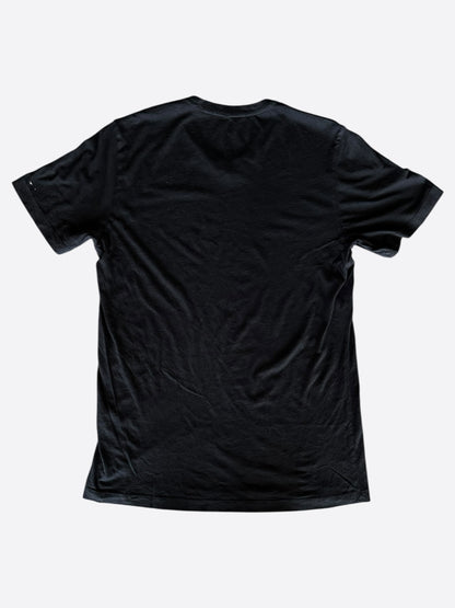 Chrome Hearts Black & White Fleur Logo Women's T-Shirt