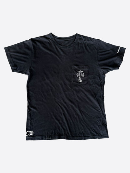 Chrome Hearts Black & White Cross Logo T-Shirt