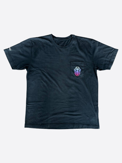 Chrome Hearts Black Gradient Dagger Logo T-Shirt