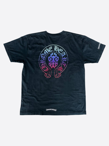 Chrome Hearts Black Gradient Dagger Logo T-Shirt