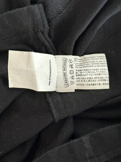 Chrome Hearts Black & White Malibu Cross Logo T-Shirt