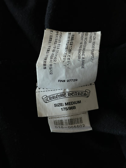 Chrome Hearts Black & White Malibu Cross Logo T-Shirt