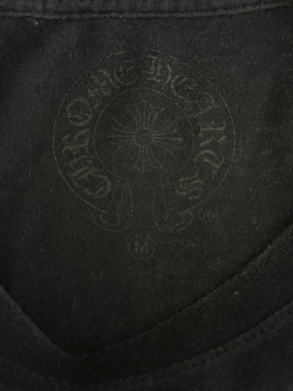 Chrome Hearts Black & White Fleur Logo T-Shirt