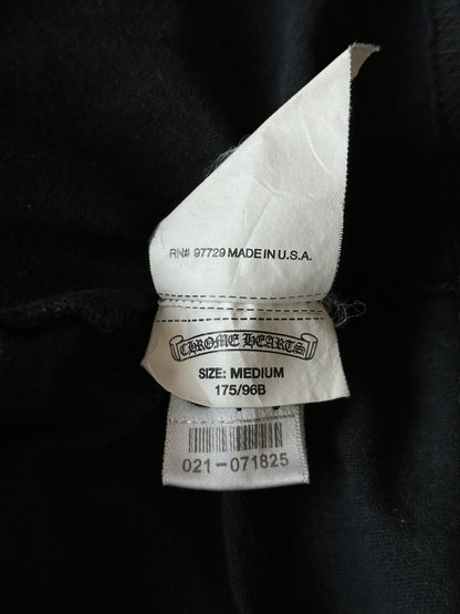 Chrome Hearts Black & White Horseshoe Logo T-Shirt