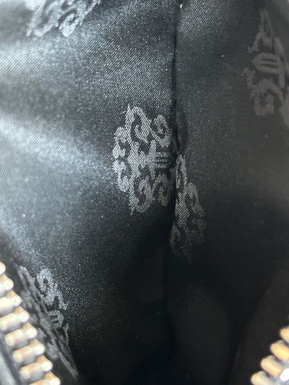 Chrome Hearts Black Cross Patch Loop Wallet