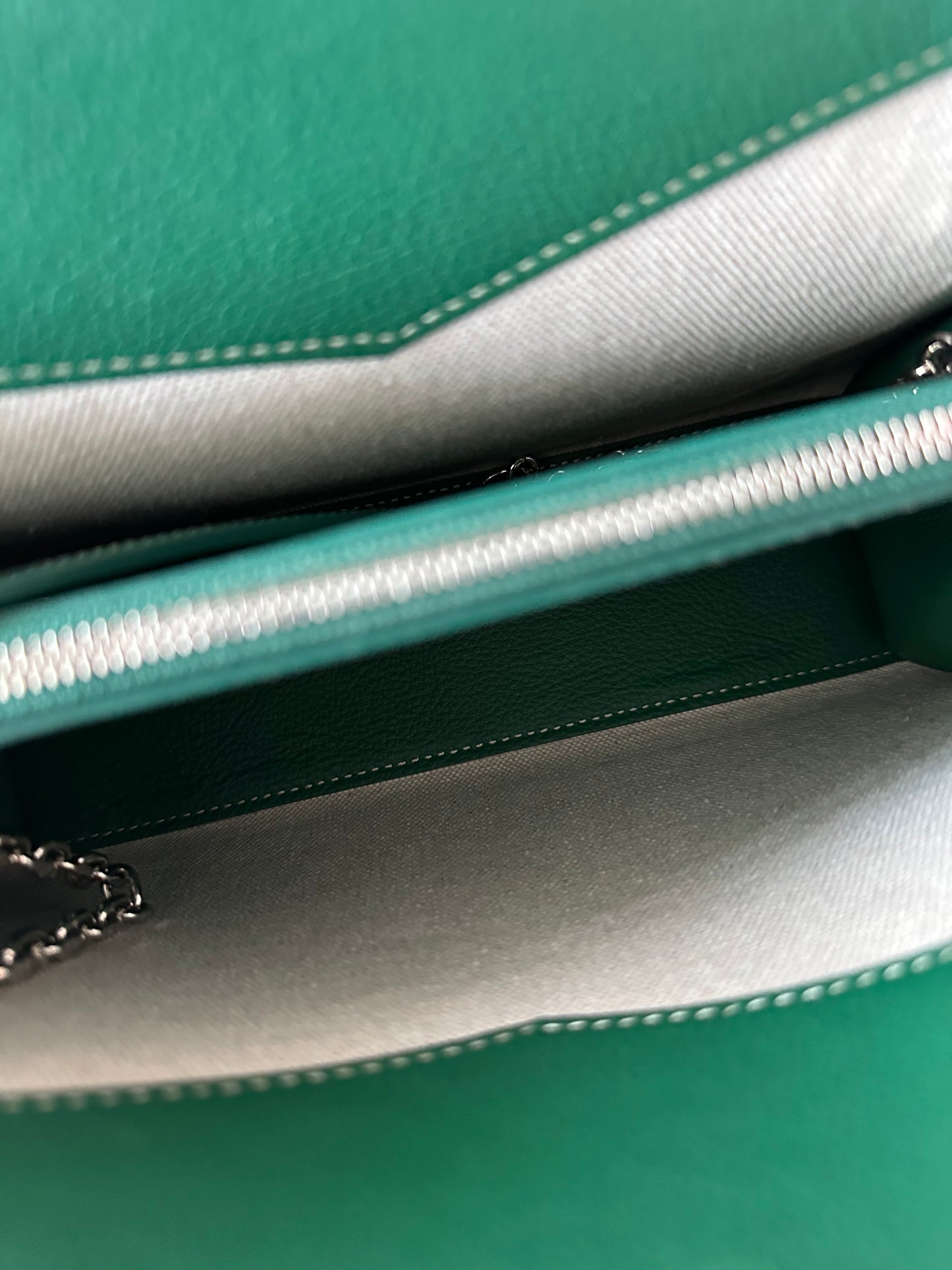 Goyard Green Structured Roulette PM