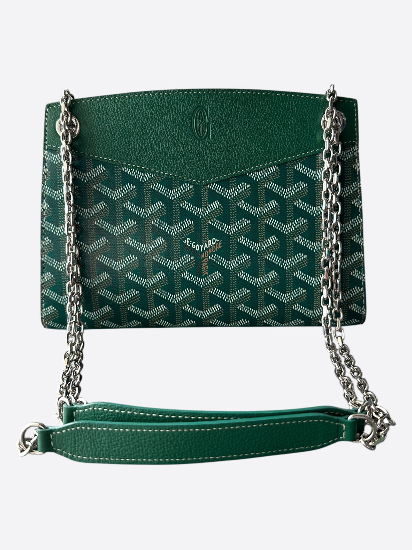 Goyard Green Structured Roulette PM