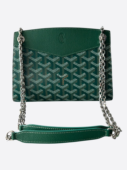 Goyard Green Structured Roulette PM