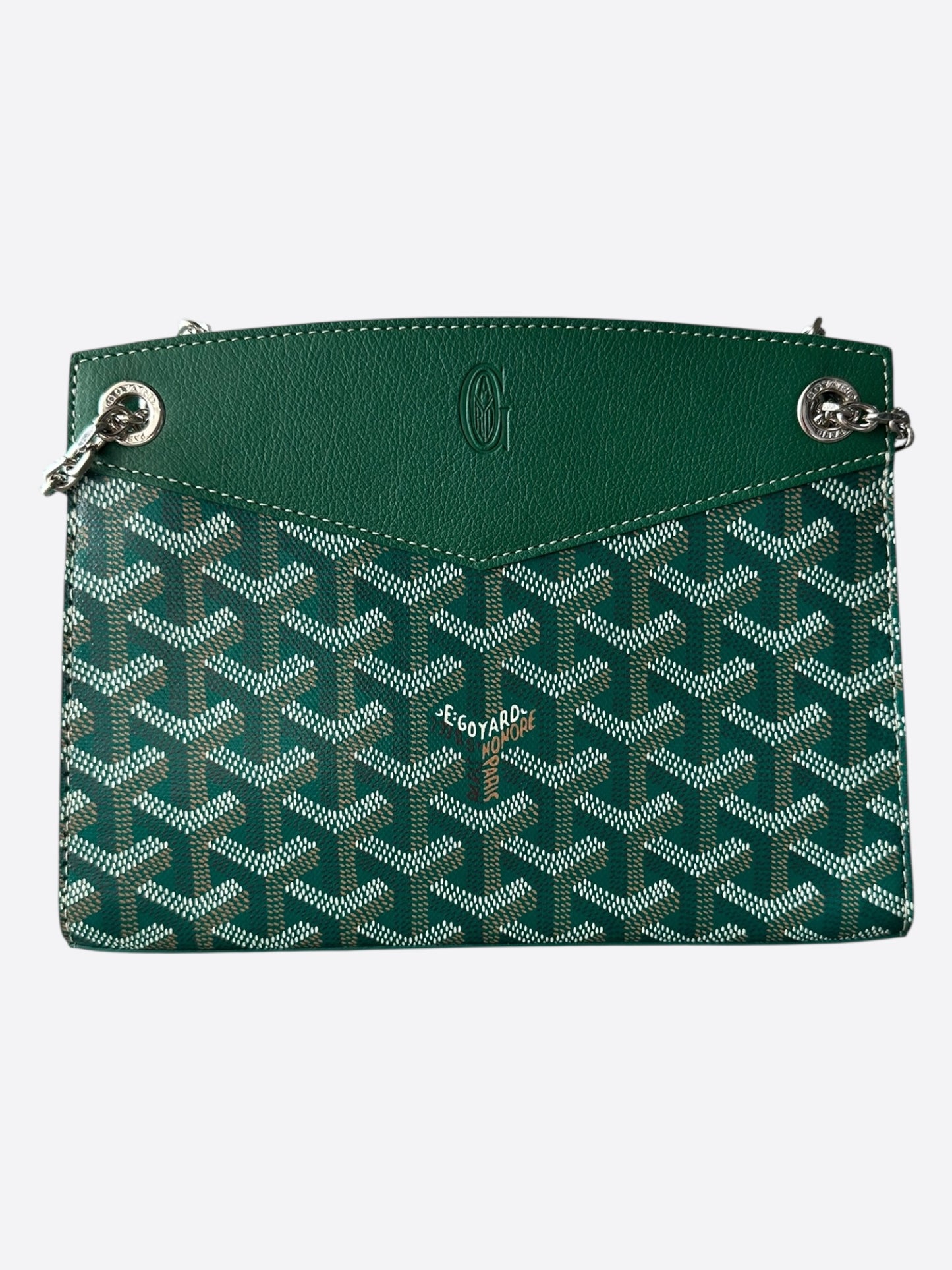 Goyard Green Structured Roulette PM
