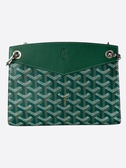 Goyard Green Structured Roulette PM