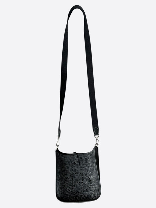 Hermes Black Clemence Evelyn TPM