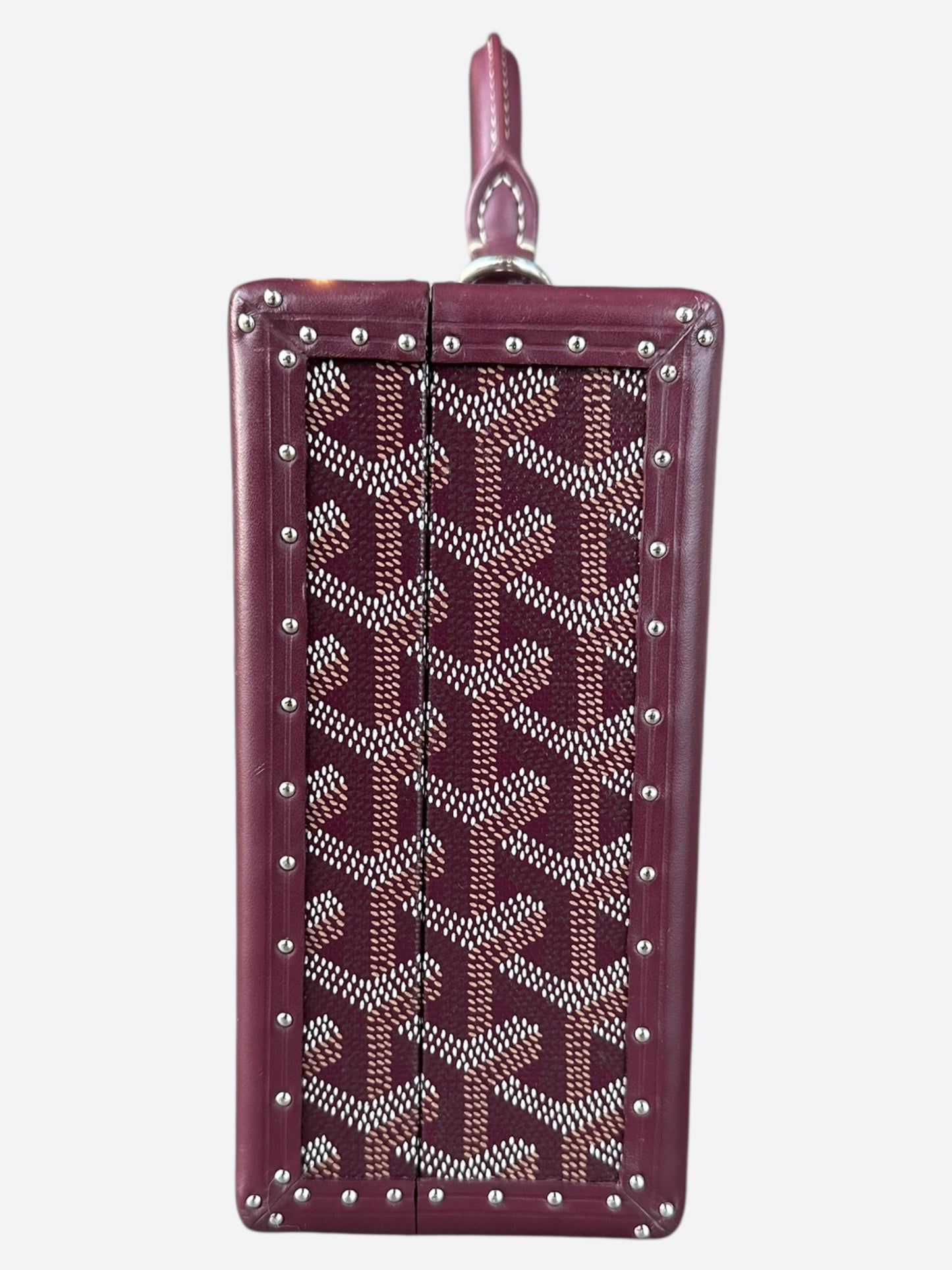 Goyard Burgundy Grand Hotel PM Trunk Bag