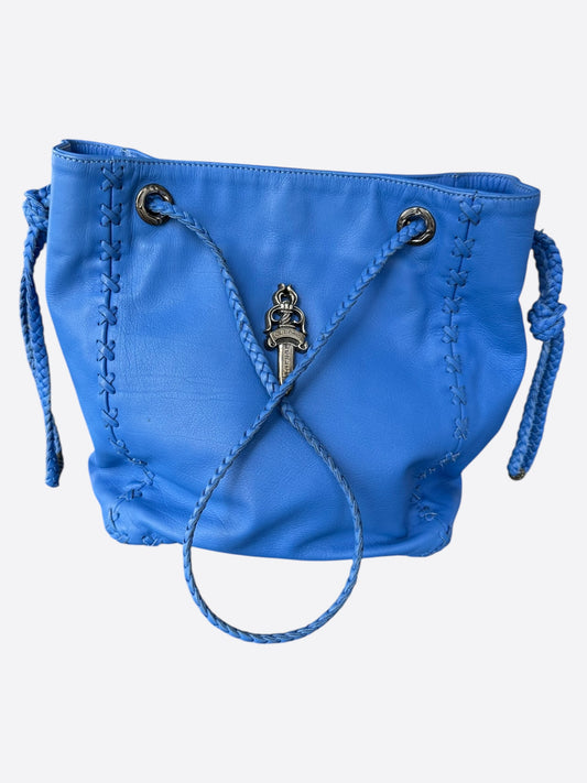 Chrome Hearts Blue Dirty Knees Chiffon Dagger Bag