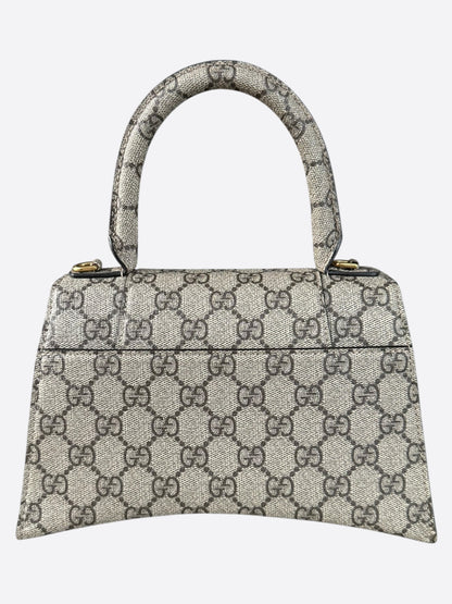 Balenciaga Gucci GG Monogram Hourglass Small Top Handle Bag