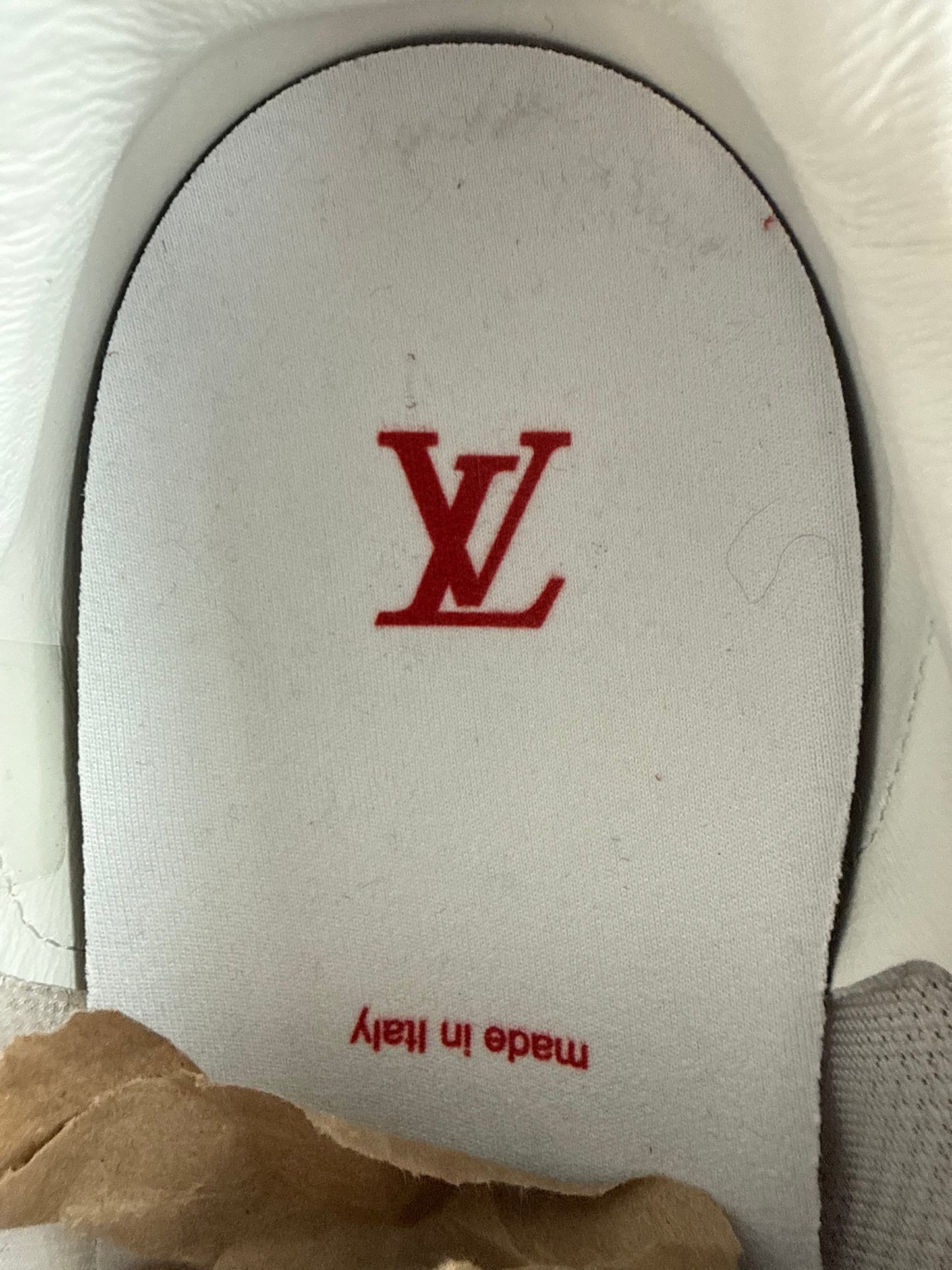 Louis Vuitton Red Mesh Runner Sneakers