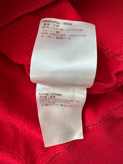 Louis Vuitton Supreme Red Monogram Box Logo Hoodie