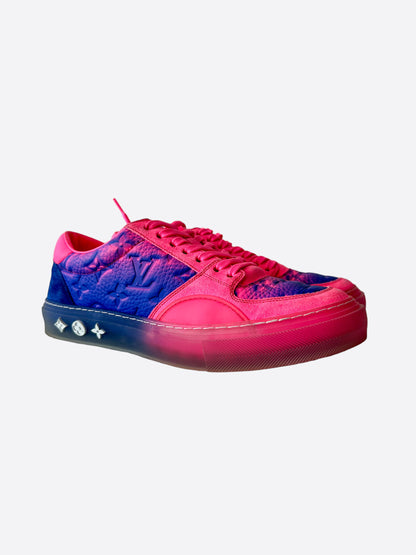 Louis Vuitton Purple & Pink Illusion Monogram Ollie Sneakers