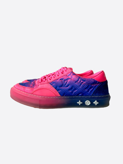 Louis Vuitton Purple & Pink Illusion Monogram Ollie Sneakers