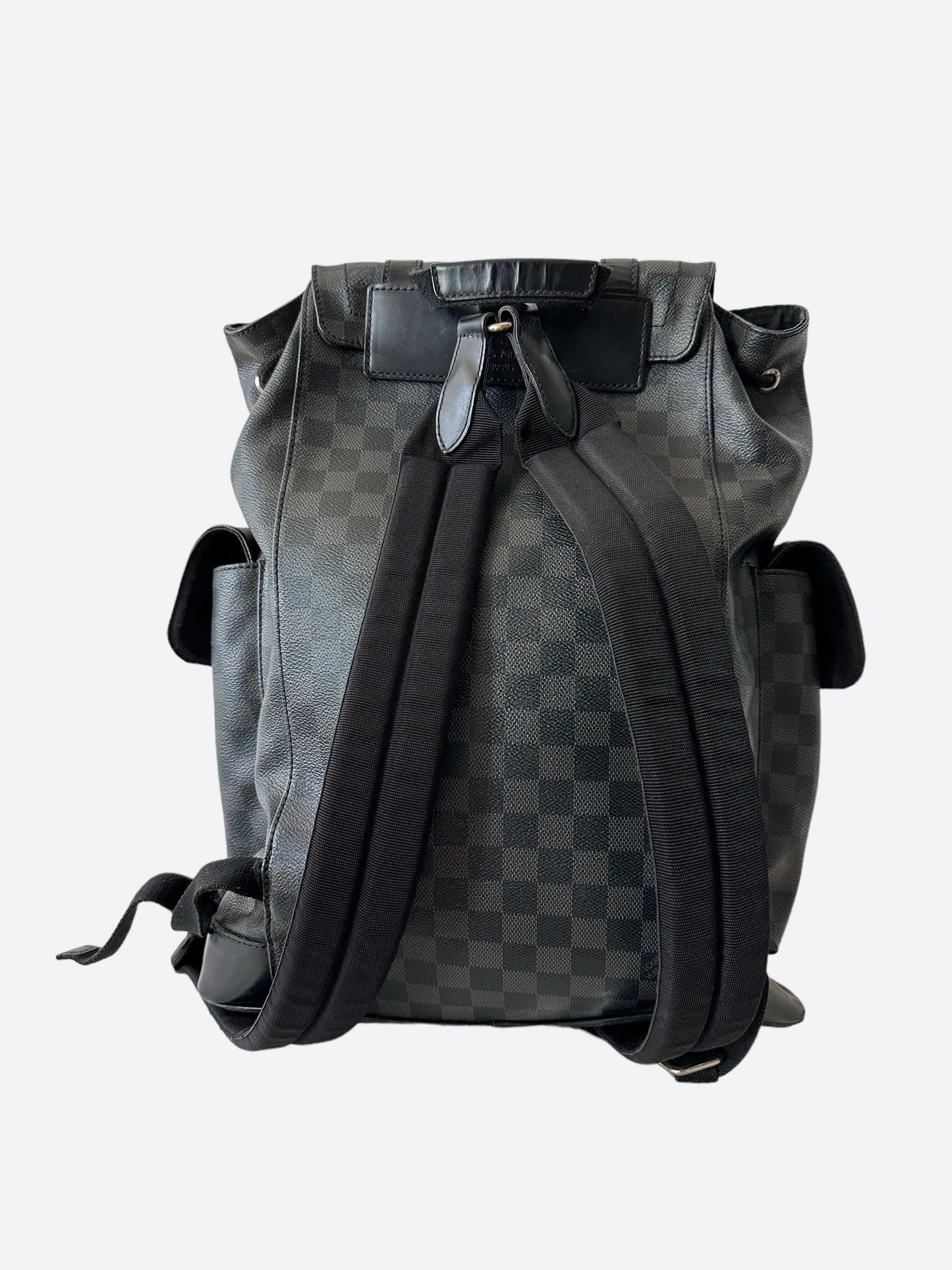 Louis Vuitton Christopher Backpack In Black And White Damier