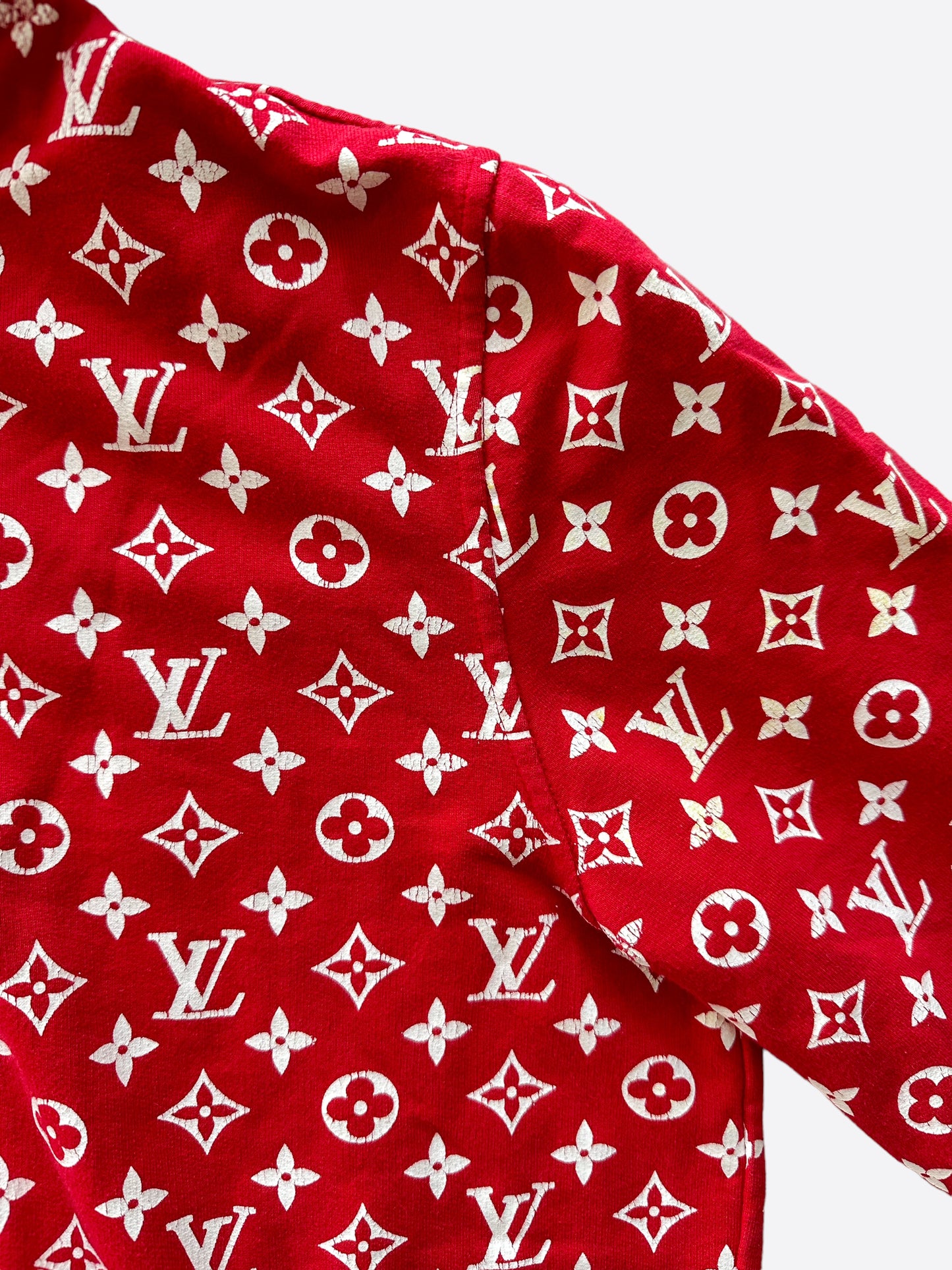 Supreme Louis Vuitton Red Monogram With Snoopy Heavyweight Pullover Hoodie  Sweatshirt - Shop trending fashion in USA and EU