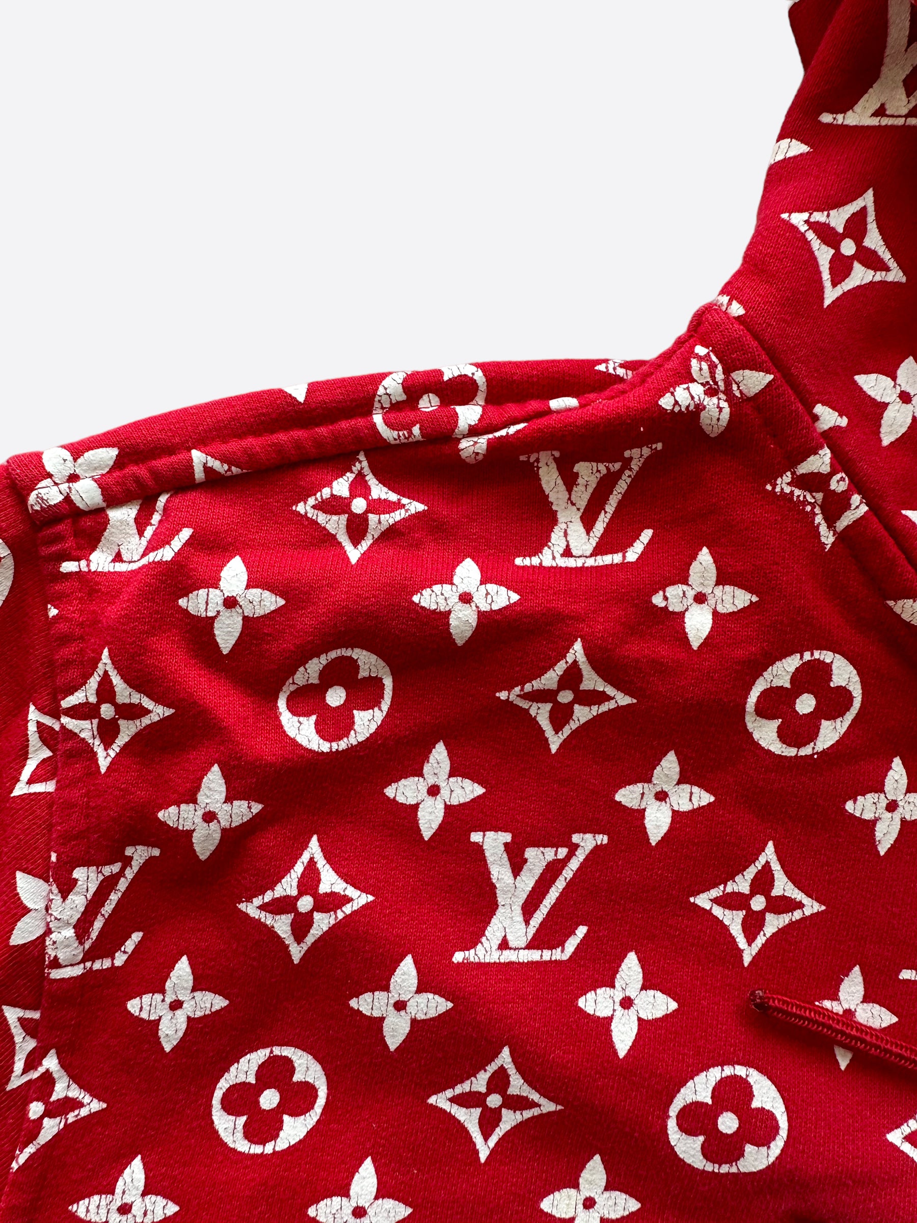 Knitwear & sweatshirt Louis Vuitton x Supreme Red size M
