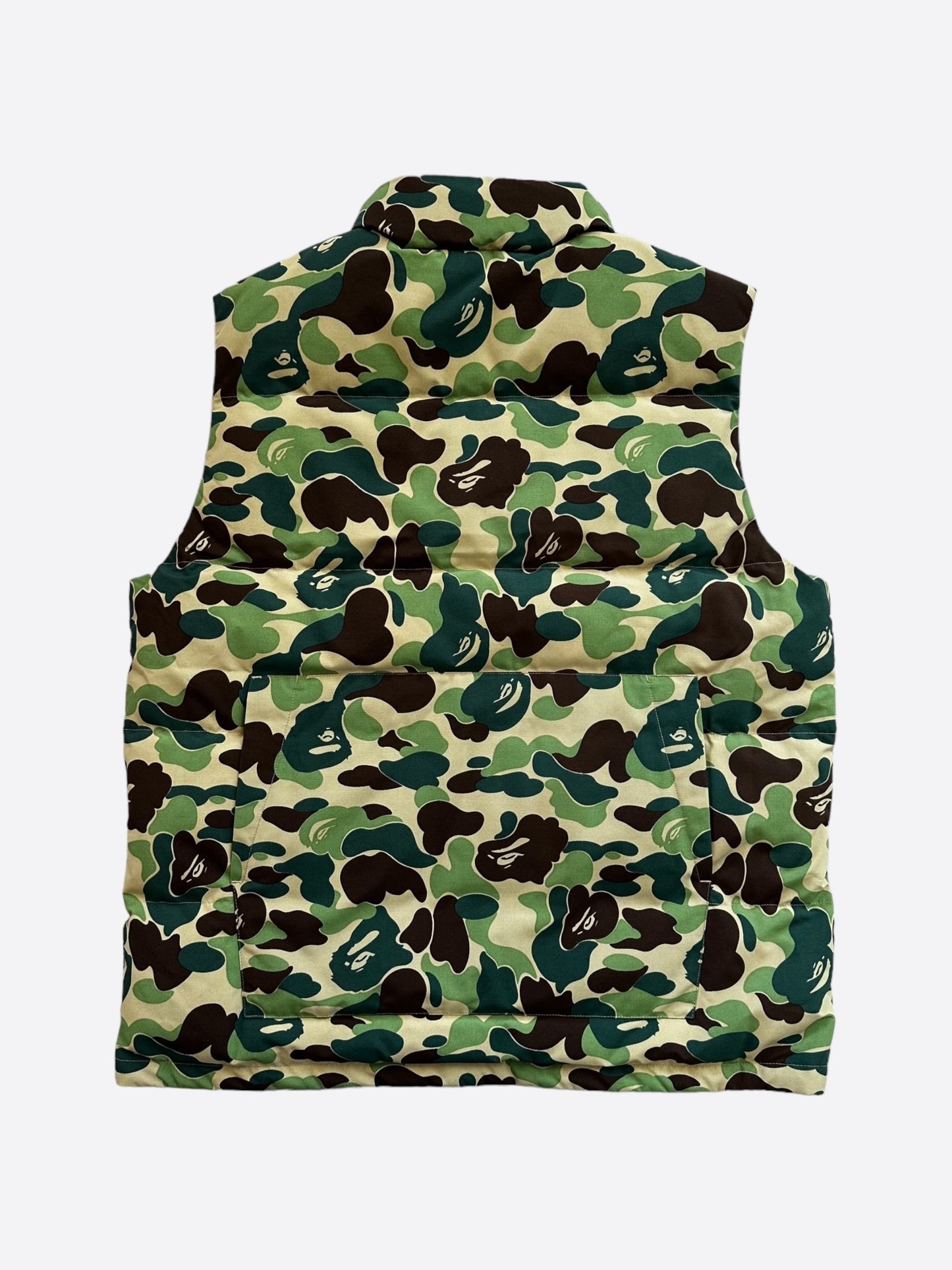 Canada Goose Bape Green Camouflage Freestyle Men's Vest