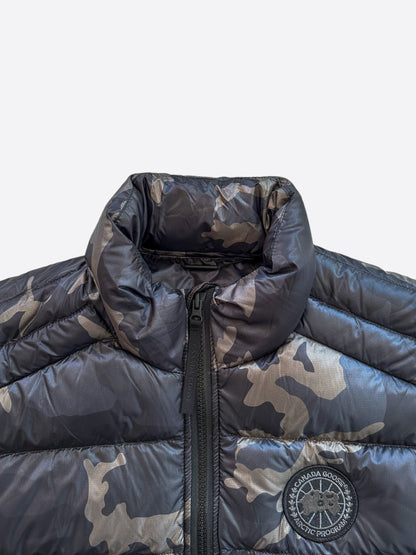 Canada Goose Black Camouflage Crofton Black Label Men's Vest