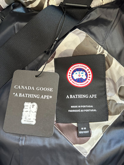 Canada Goose Bape Grey Camouflage Crofton Men's Jacket