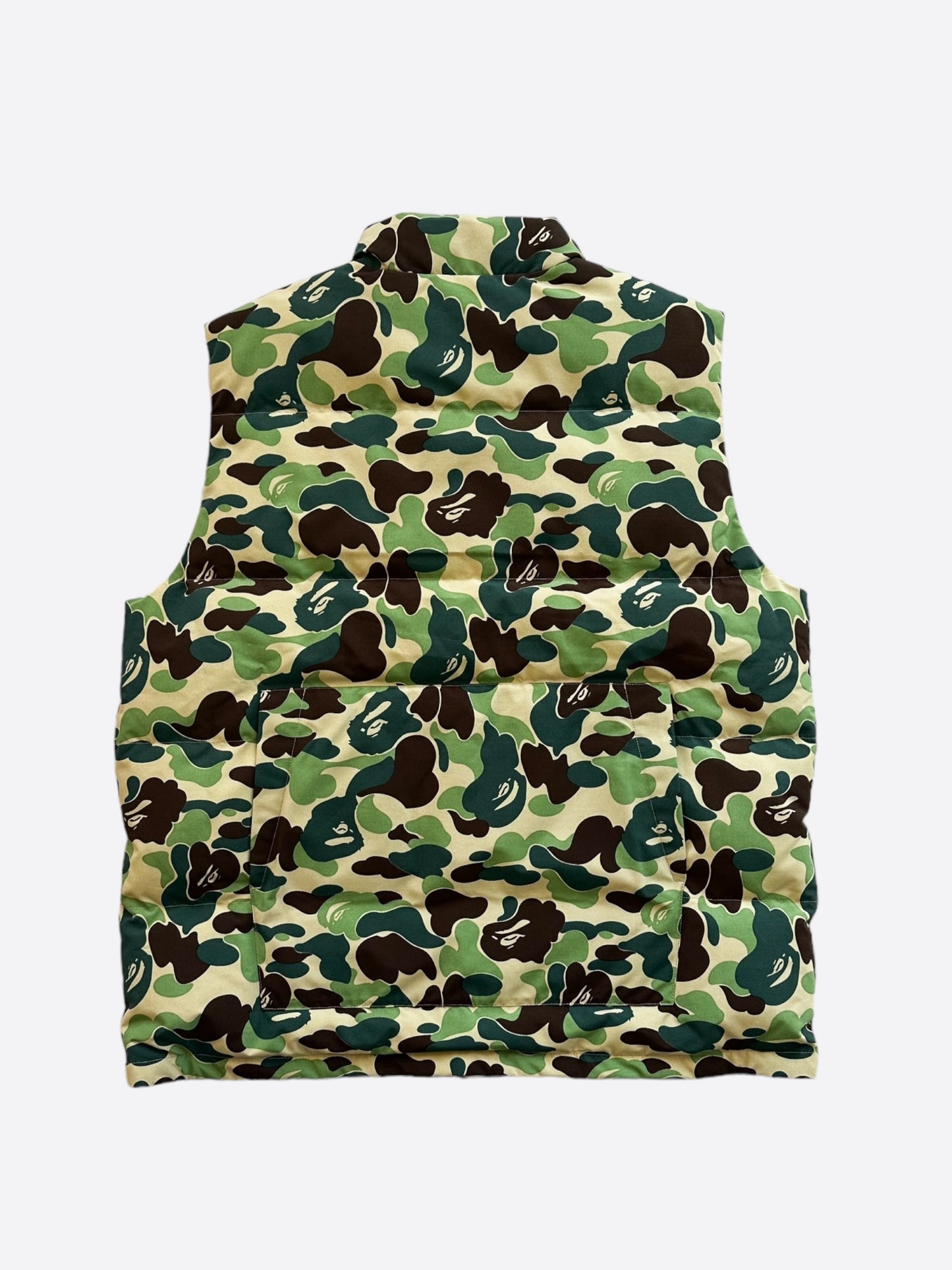 Canada Goose Bape Green Camouflage Freestyle Men's Vest