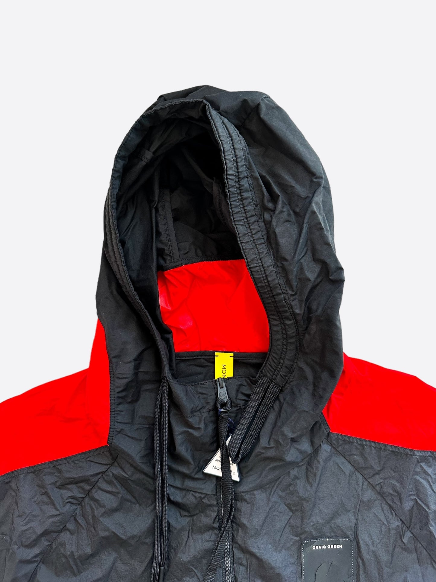 Moncler Craig Green Black & Red Logo Guppy Windbreaker