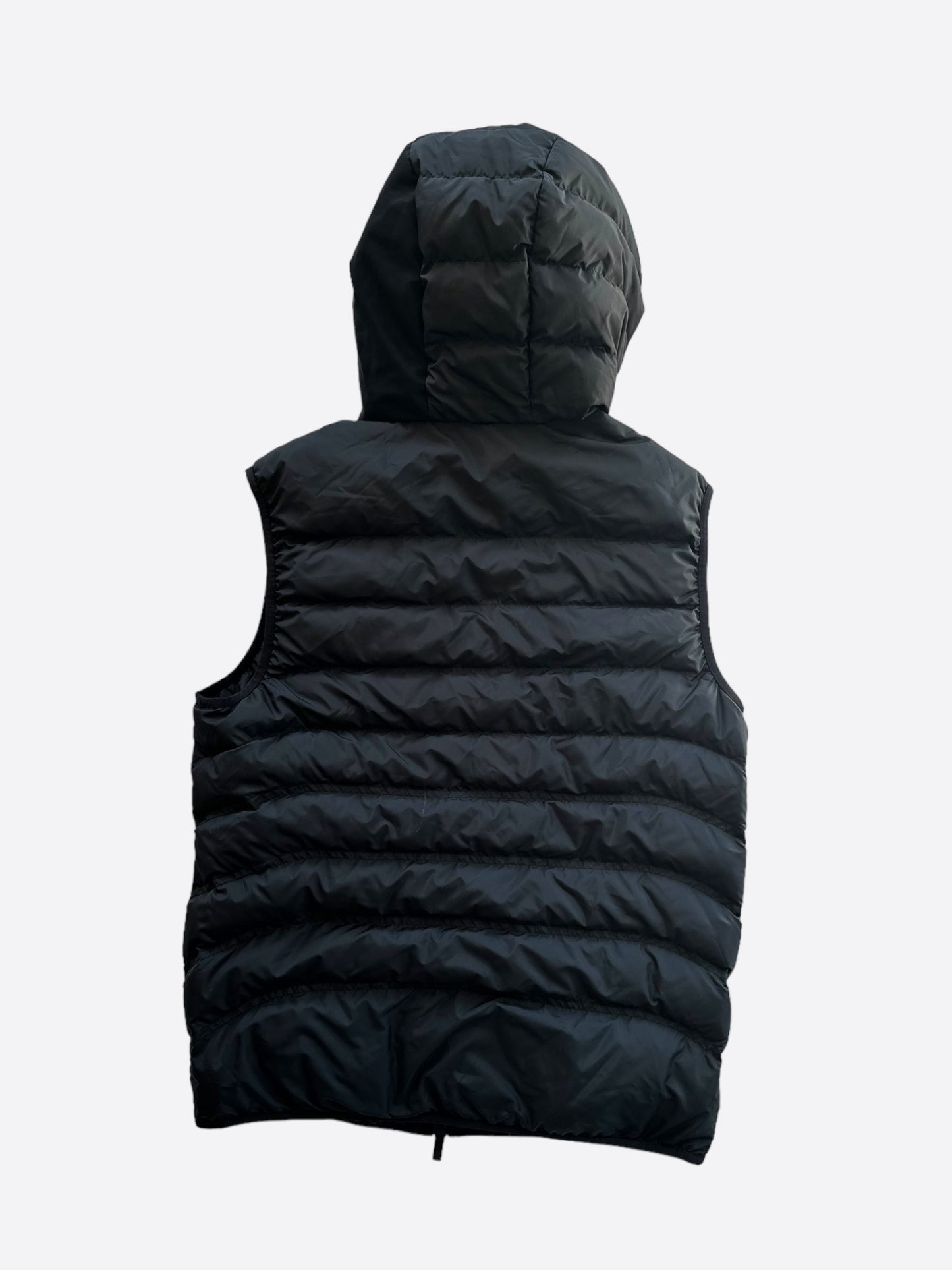 Moncler Black Nubiera Hooded Vest