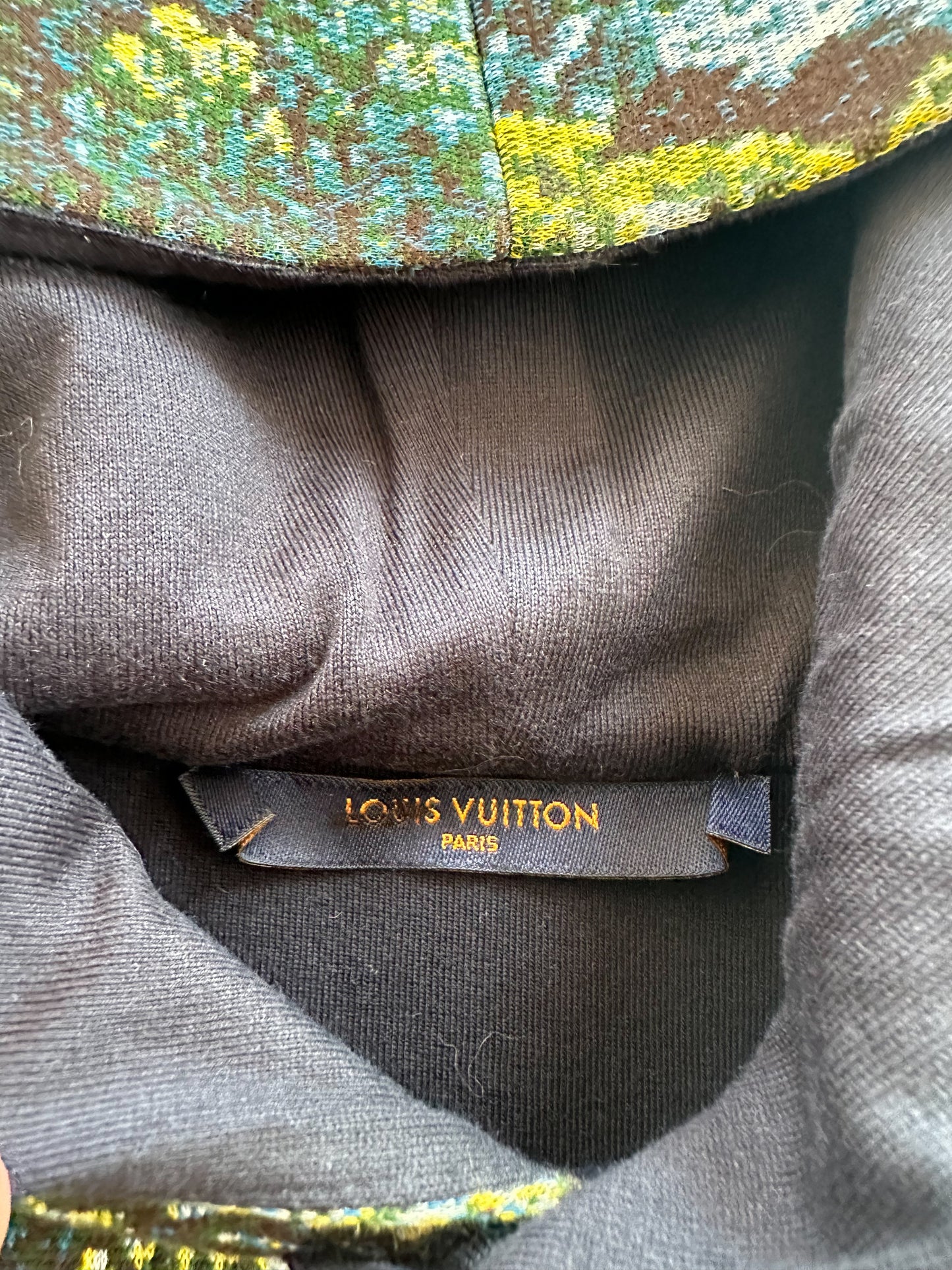 Louis Vuitton Blue Tapestry Print Hoodie