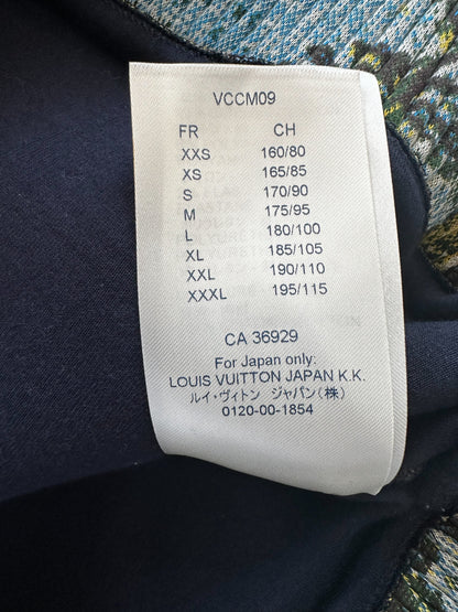 Louis Vuitton Blue Tapestry Print Hoodie