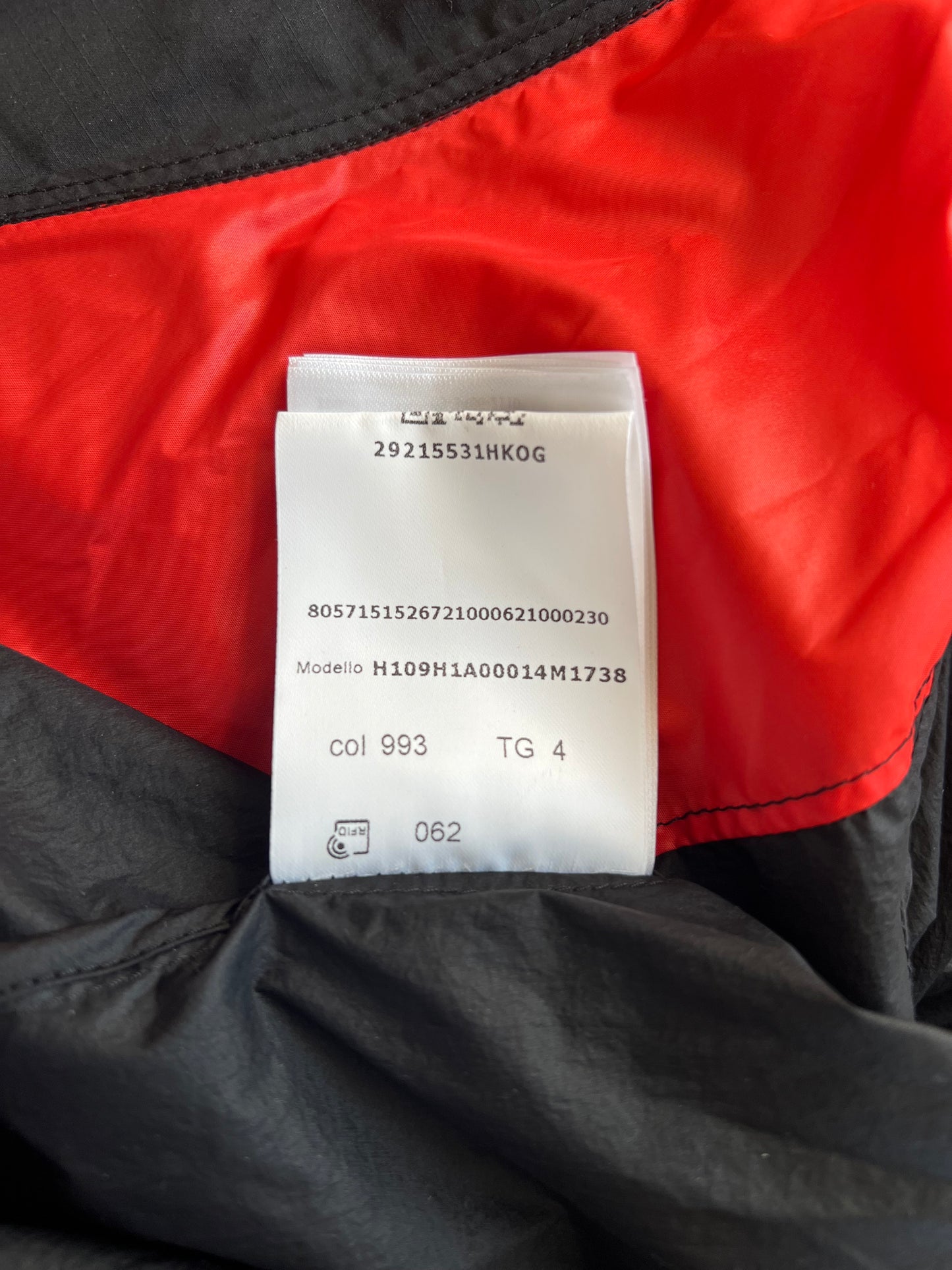 Moncler Craig Green Black & Red Logo Guppy Windbreaker