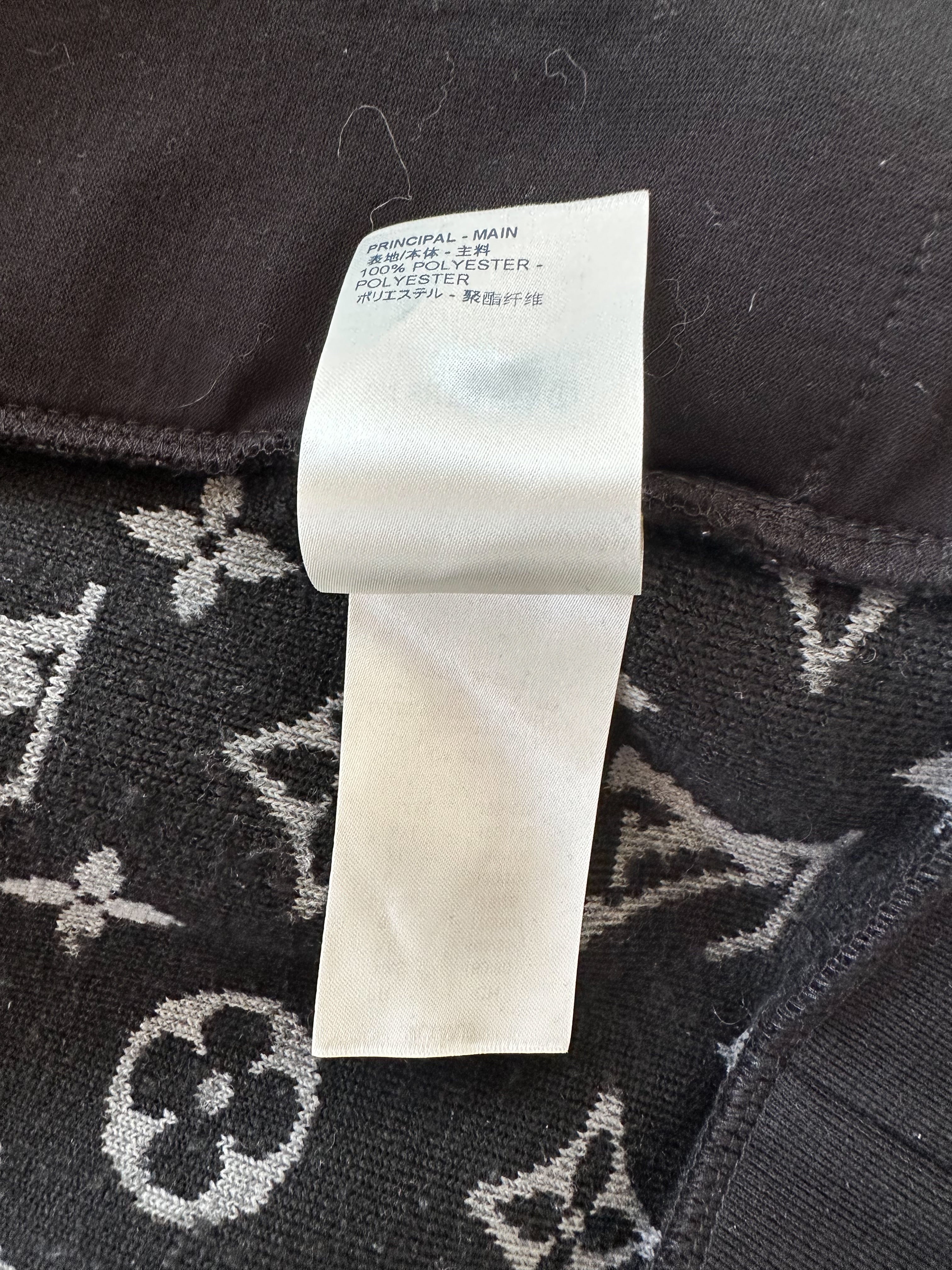Louis Vuitton Black & Grey Monogram Fleece Jacket – Savonches