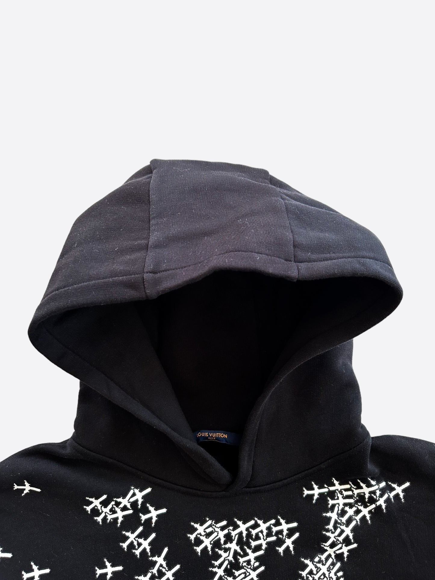 Louis Vuitton Black & White 2054 Planes Hoodie