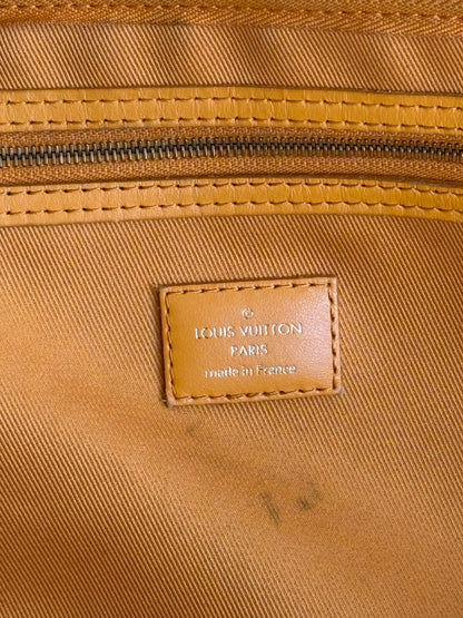 Louis Vuitton Yellow Denim Monogram Keepall 50