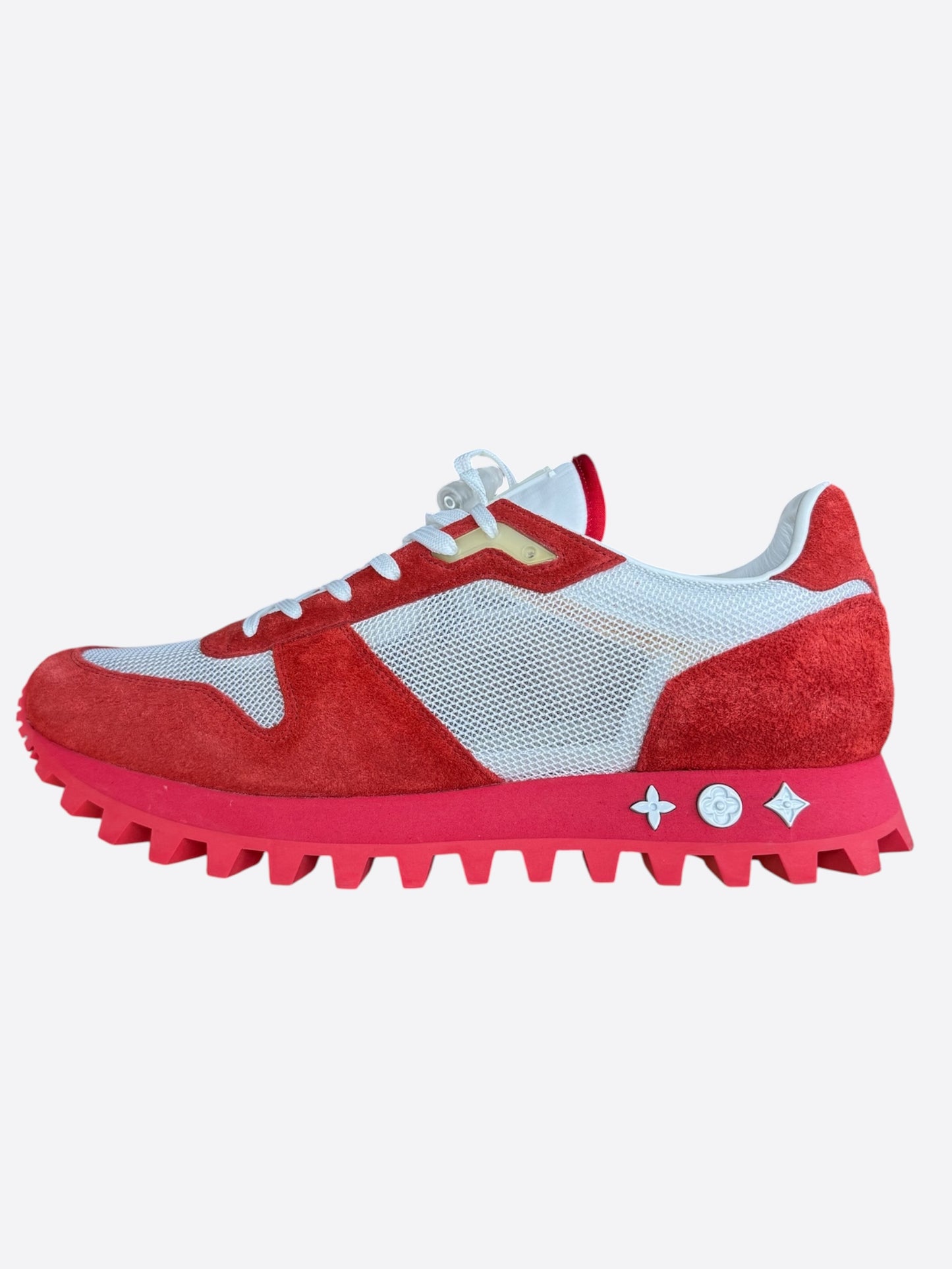 Louis Vuitton Red Mesh Runner Sneakers