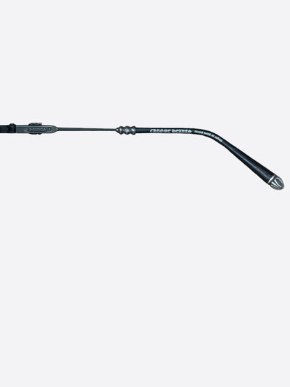 Chrome Hearts Black & Silver Slam Sunglasses