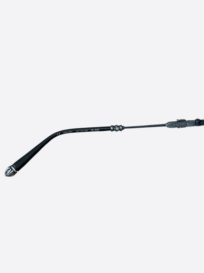 Chrome Hearts Black & Silver Slam Sunglasses