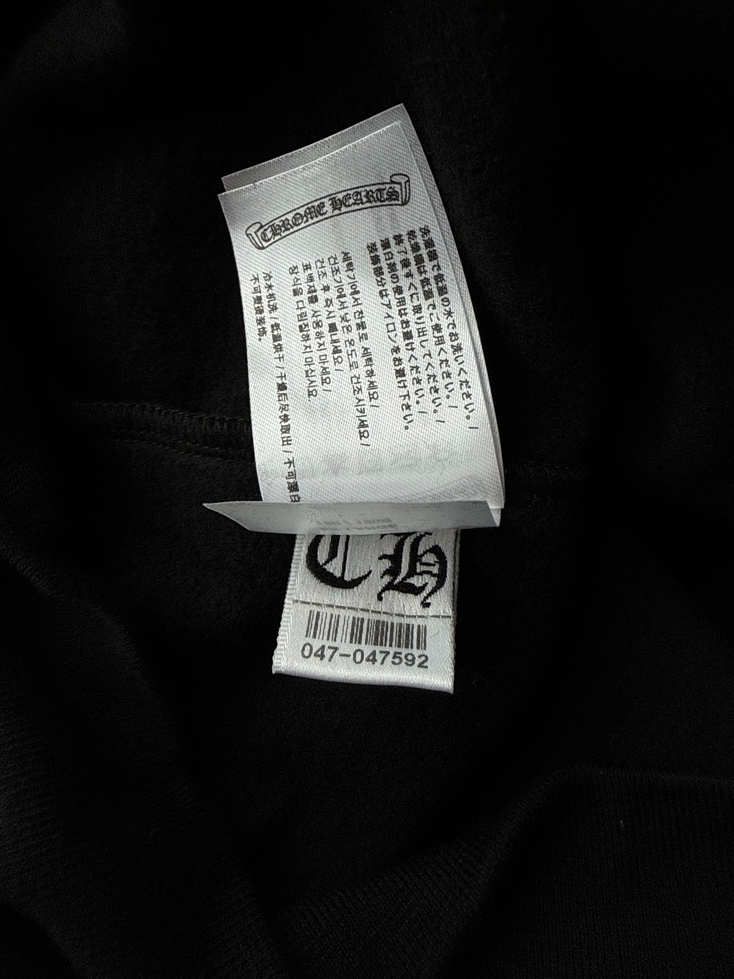 Chrome Hearts Black Floral Logo Hoodie